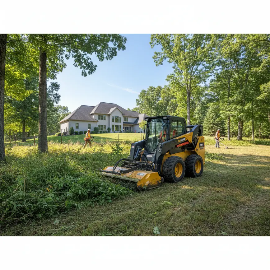 Central Ohio land clearing by Fortress Level Construction