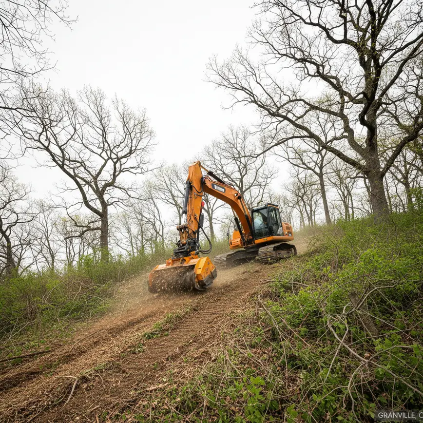 Central Ohio land clearing by Fortress Level Construction
