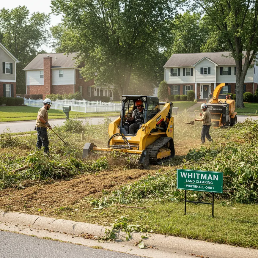 How to clear land with heavy brush in Central Ohio? 1 Central Ohio land clearing by Fortress Level Construction