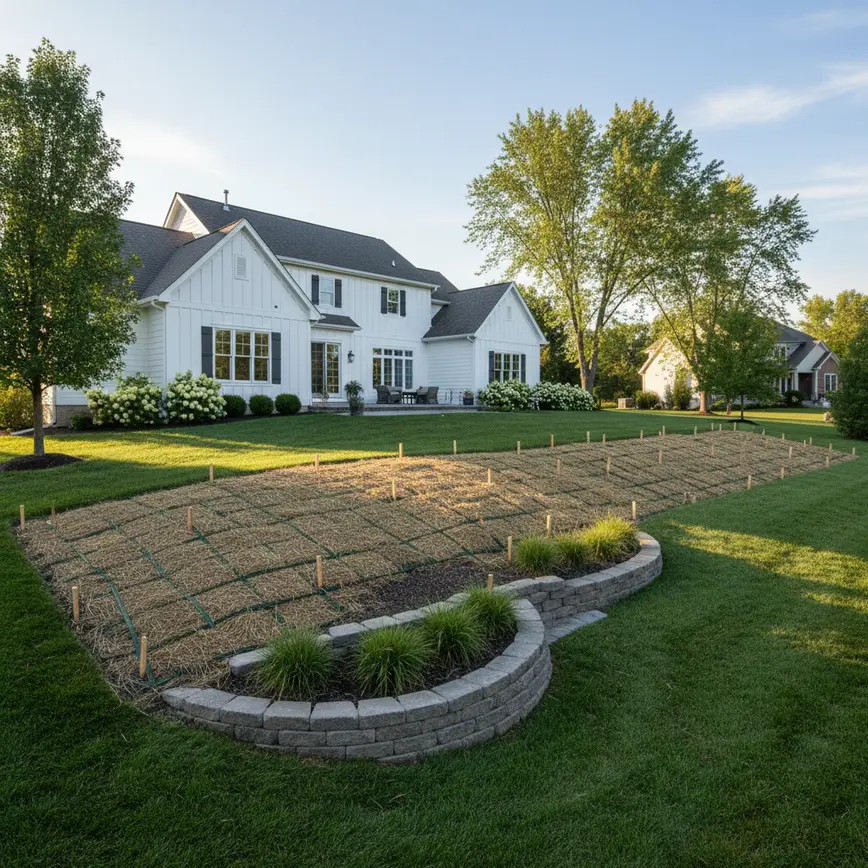 Erosion Control Westerville North OH — Managing Rolling Terrain Challenges | Fortress Level