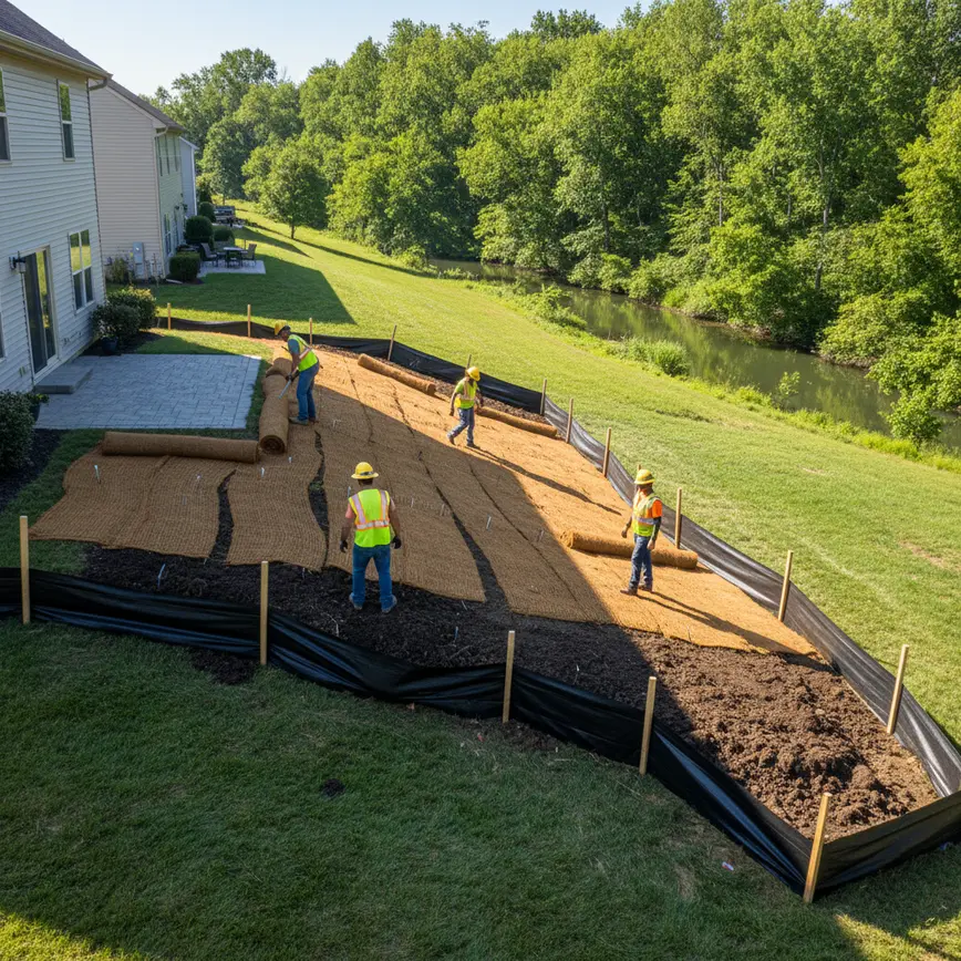 Erosion Control Reynoldsburg OH — Addressing Blacklick Creek Challenges | Fortress Level