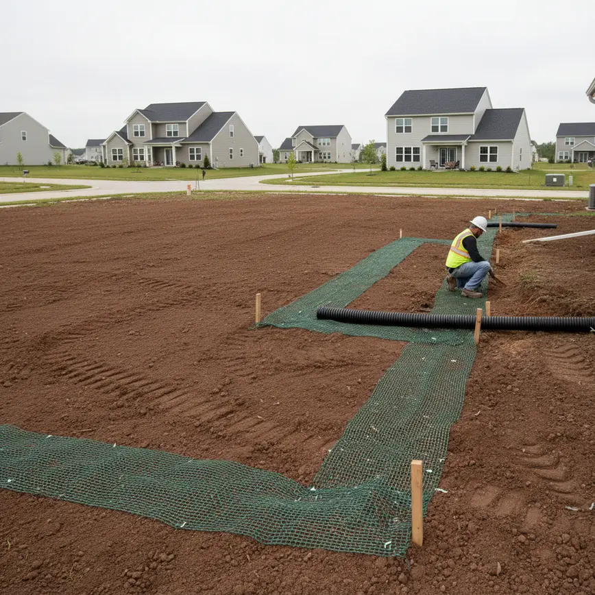 Erosion Control Marysville OH — Managing Flat Kokomo Clay Lots | Fortress Level