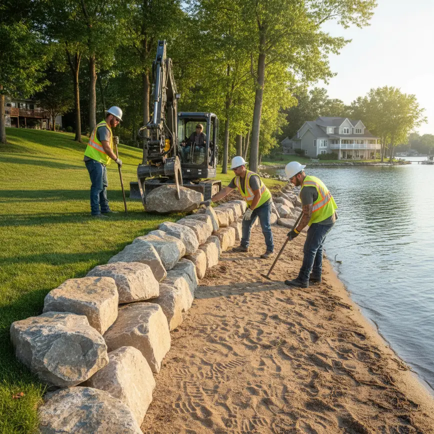 Erosion Control Millersport OH — Buckeye Lake Shoreline Solutions | Fortress Level