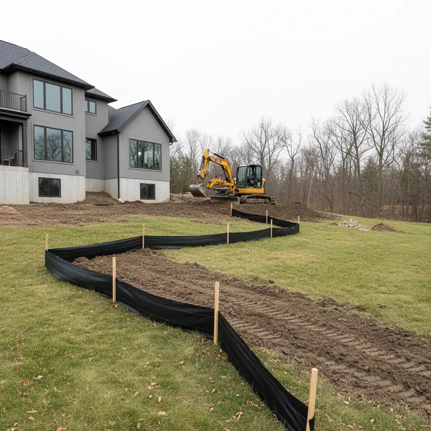 Erosion Control Hanover OH — Clay Soils & Rolling Terrain | Fortress Level