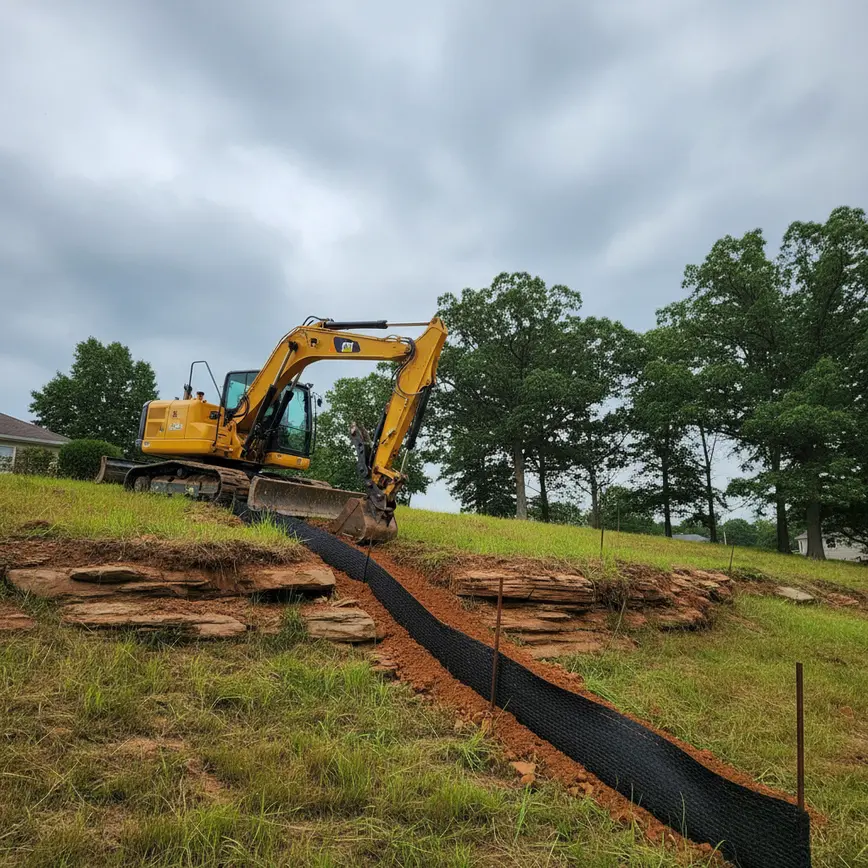 Erosion Control Lancaster OH — Steep Hills & Sandstone Slopes | Fortress Level