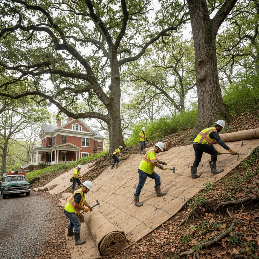 Erosion Control Granville OH — Steep Wooded Hills & Historic Areas | Fortress Level