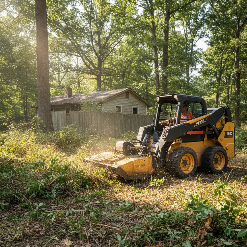 Central Ohio land clearing by Fortress Level Construction