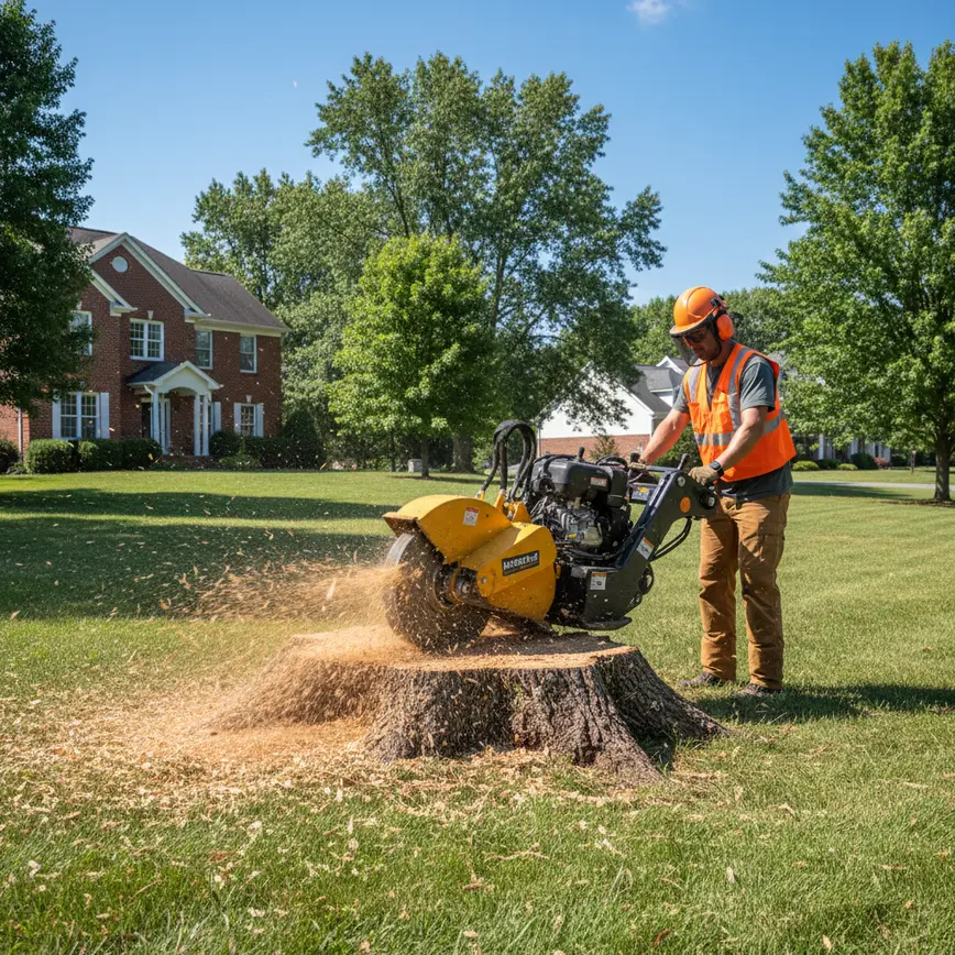 Stump Grinding Hebron OH — Navigating Unique Terrain Challenges | Fortress Level
