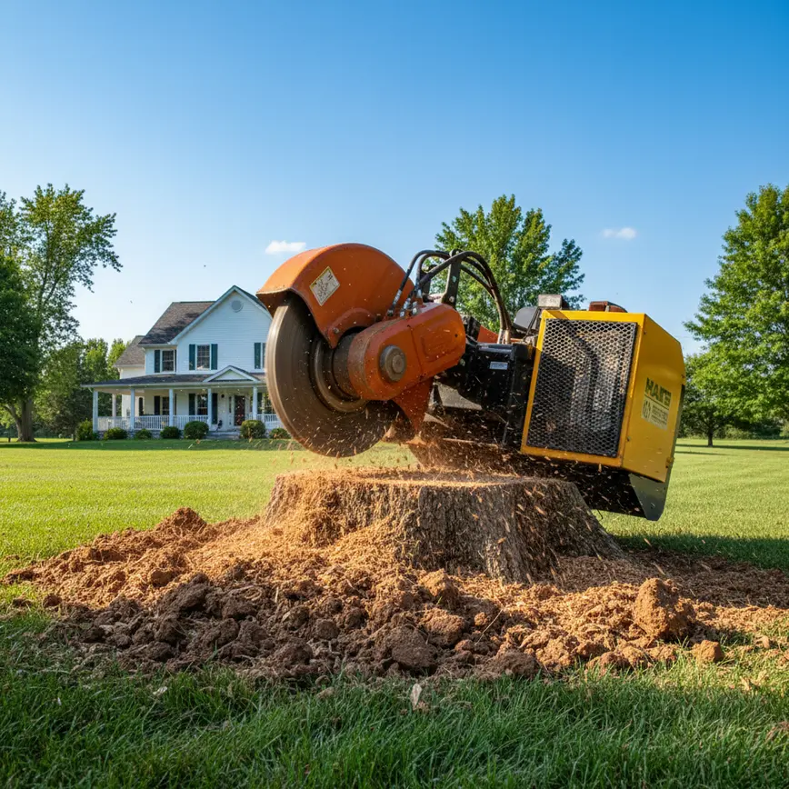 Stump Grinding Plain City OH — Tackling Unique Terrain Challenges | Fortress Level