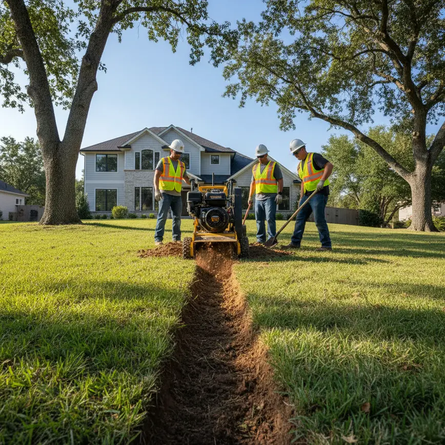 Trenching Westerville North OH — Managing Gently Rolling Terrain | Fortress Level