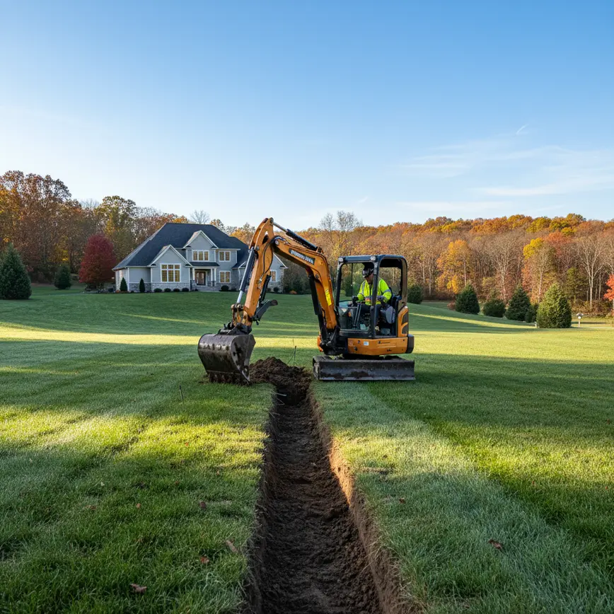 Trenching Pickerington OH — Tackle Gently Rolling Terrain | Fortress Level