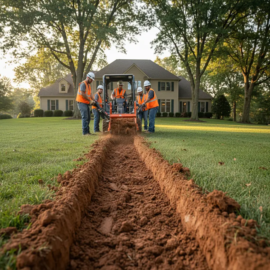 Trenching Upper Arlington OH — Managing Heavy Clay Soils | Fortress Level