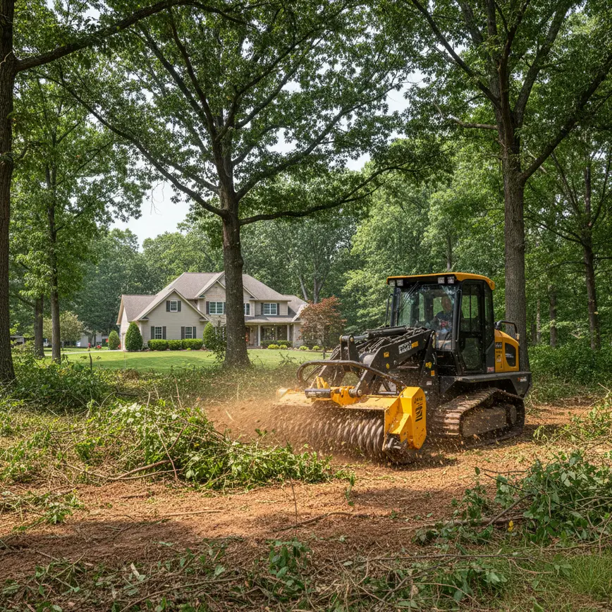 Forestry Mulching Orange Township OH — Navigating Dense Canopy Areas | Fortress Level