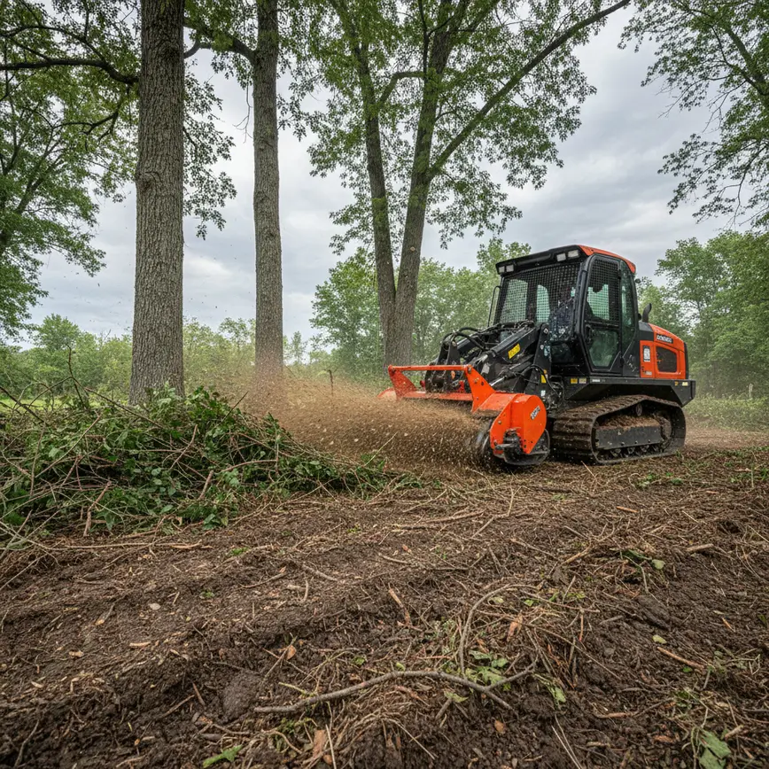Forestry Mulching Marysville OH — Tackling Flat Terrain Areas | Fortress Level