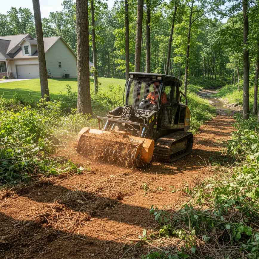 What is a building pad in Central Ohio? 2 Central Ohio land clearing by Fortress Level Construction