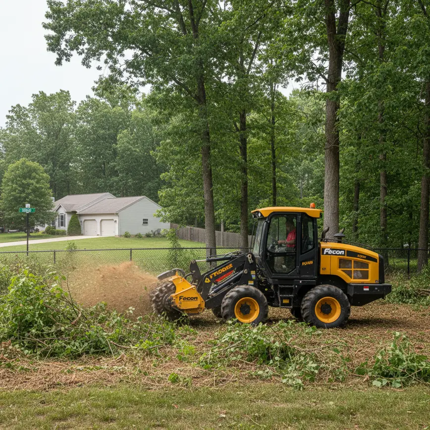 Central Ohio land clearing by Fortress Level Construction