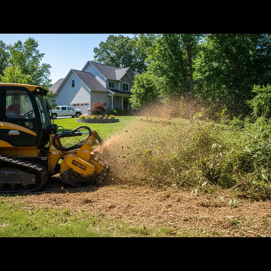What is Forestry Mulching Near Me in Bexley, Ohio? 1 Central Ohio land clearing by Fortress Level Construction