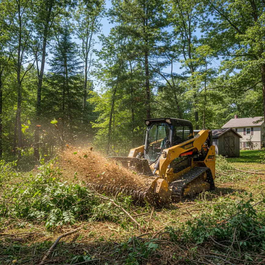 Central Ohio land clearing by Fortress Level Construction