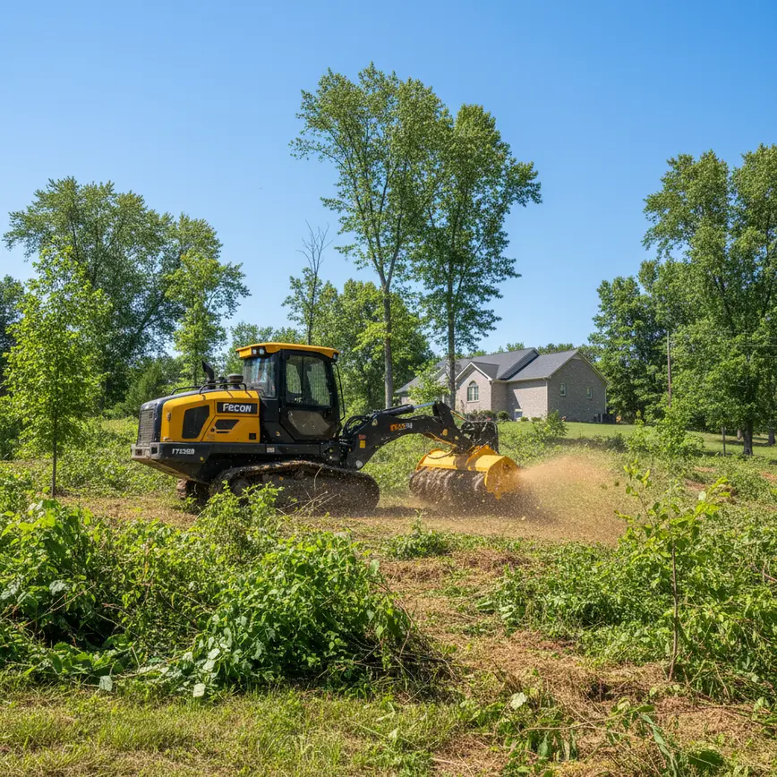 Central Ohio land clearing by Fortress Level Construction