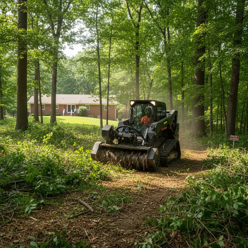 Central Ohio land clearing by Fortress Level Construction