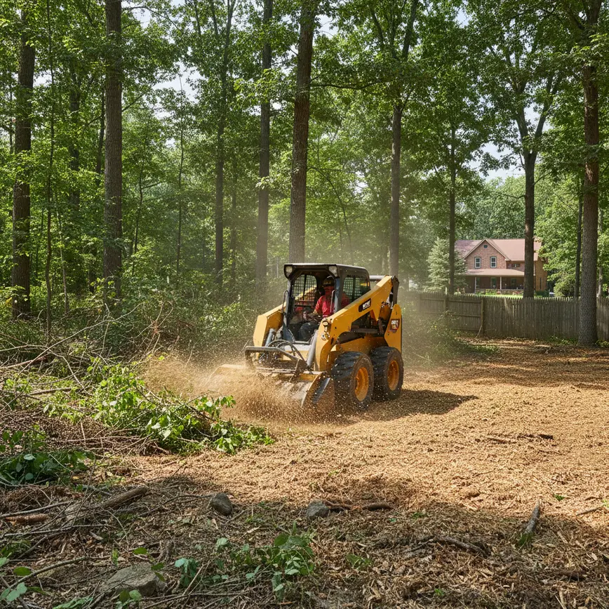 Central Ohio land clearing by Fortress Level Construction