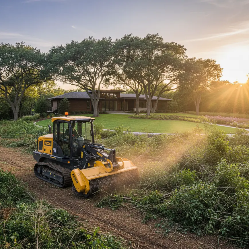 Central Ohio land clearing by Fortress Level Construction