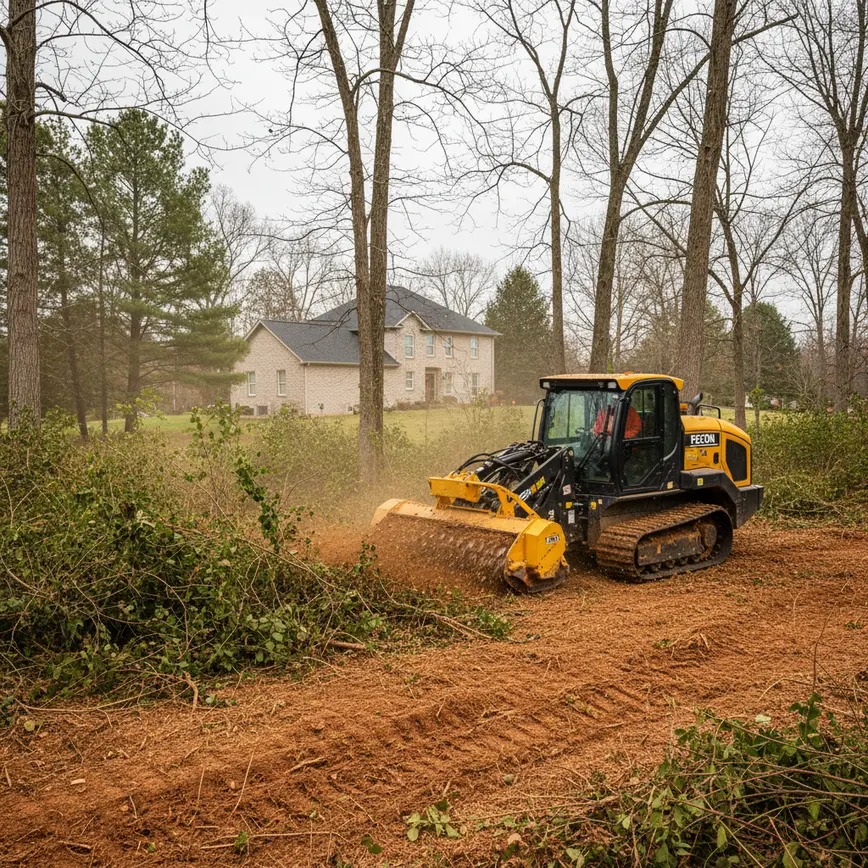 Forestry Mulching Heath OH — Tackling River Valley Terrain | Fortress Level