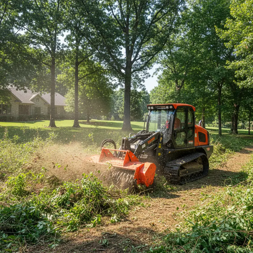 Central Ohio land clearing by Fortress Level Construction