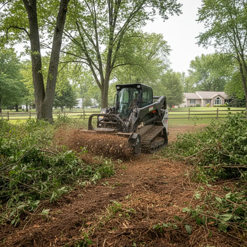 Central Ohio land clearing by Fortress Level Construction