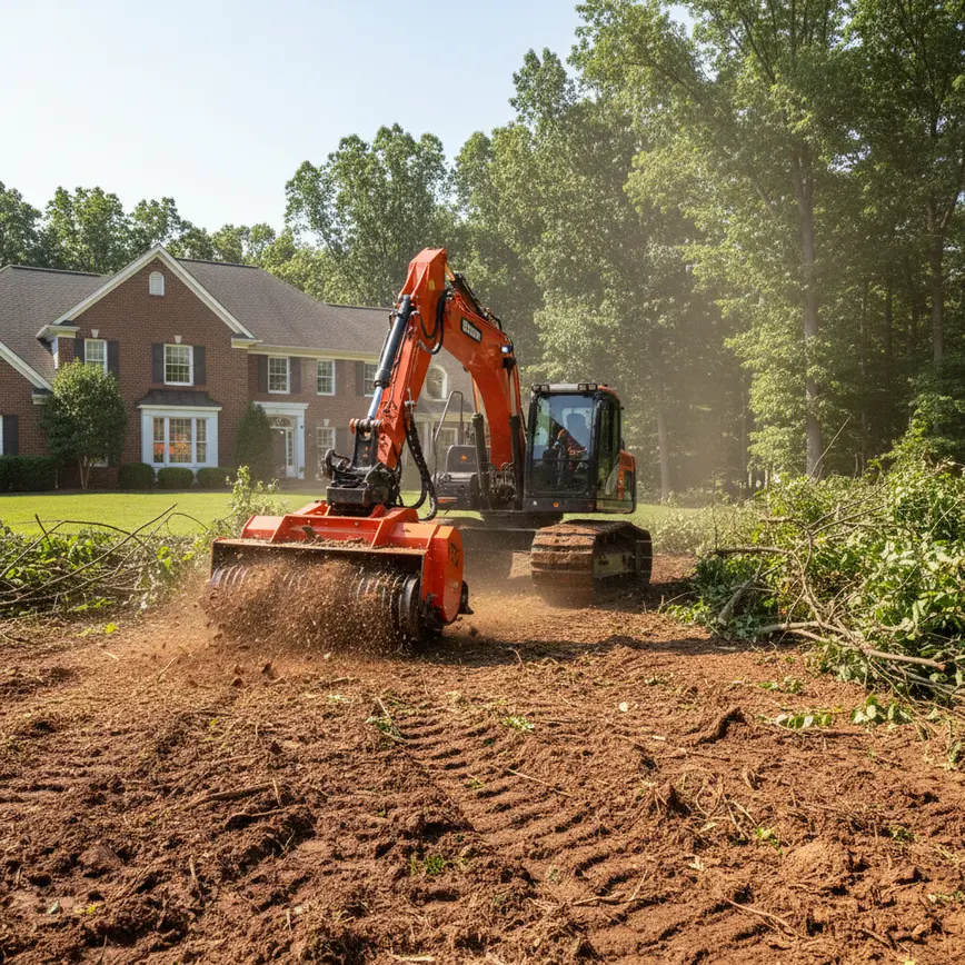 Forestry Mulching Upper Arlington OH — Tackling Heavy Clay Soil | Fortress Level