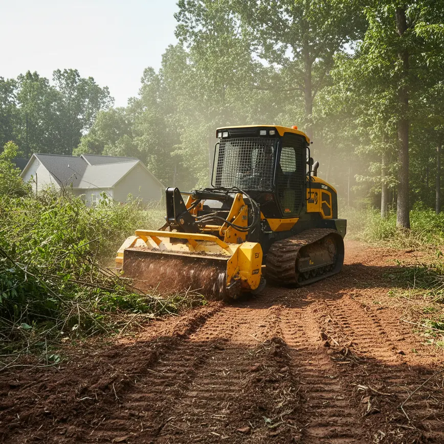 Central Ohio land clearing by Fortress Level Construction