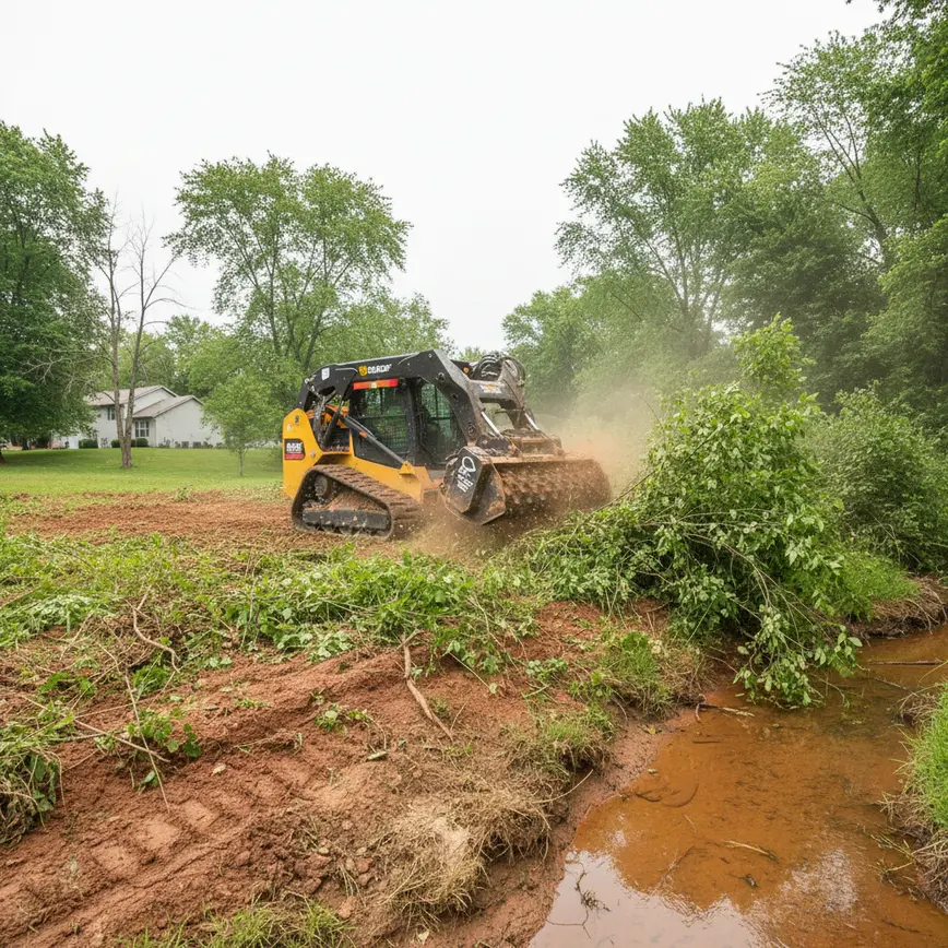 Forestry Mulching Groveport OH — Navigating Unique Terrain Challenges | Fortress Level
