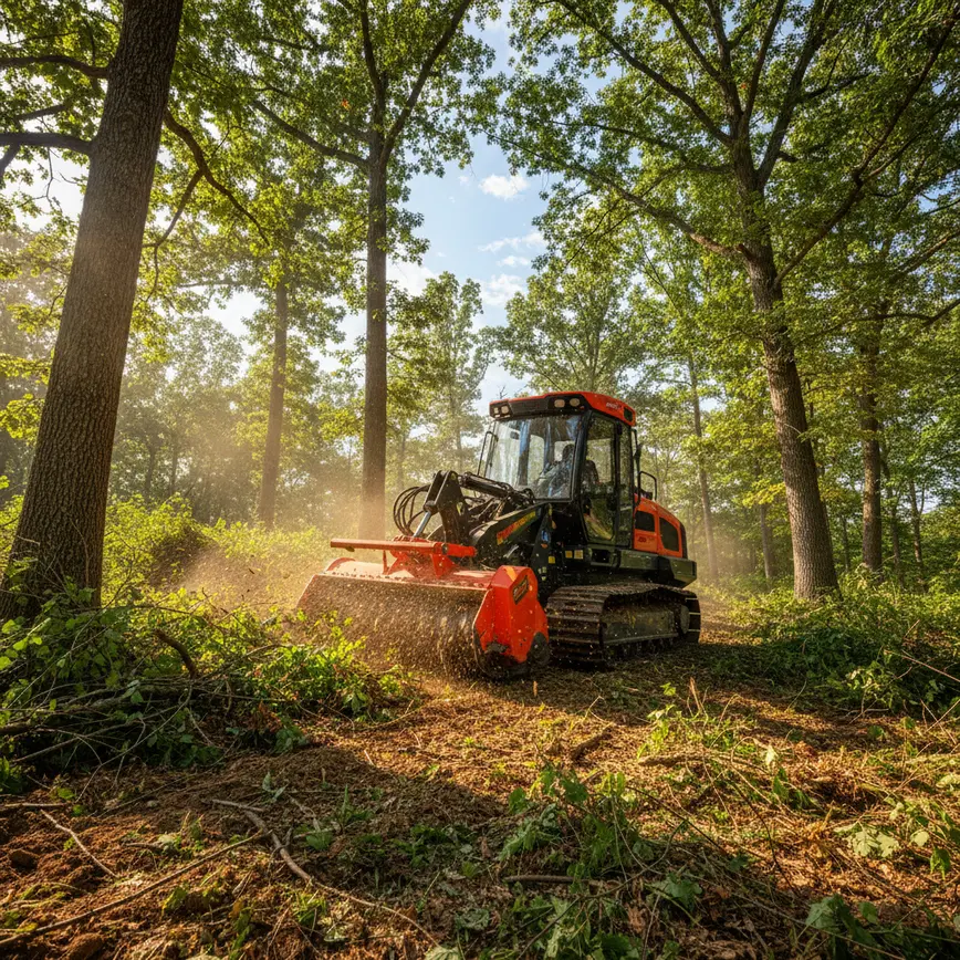 Central Ohio land clearing by Fortress Level Construction
