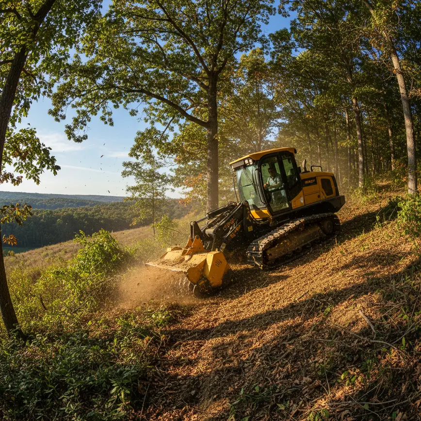 Central Ohio land clearing by Fortress Level Construction