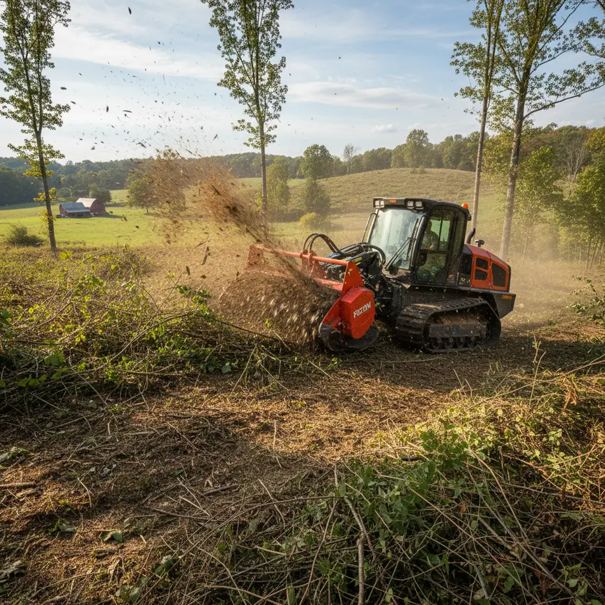 Central Ohio land clearing by Fortress Level Construction