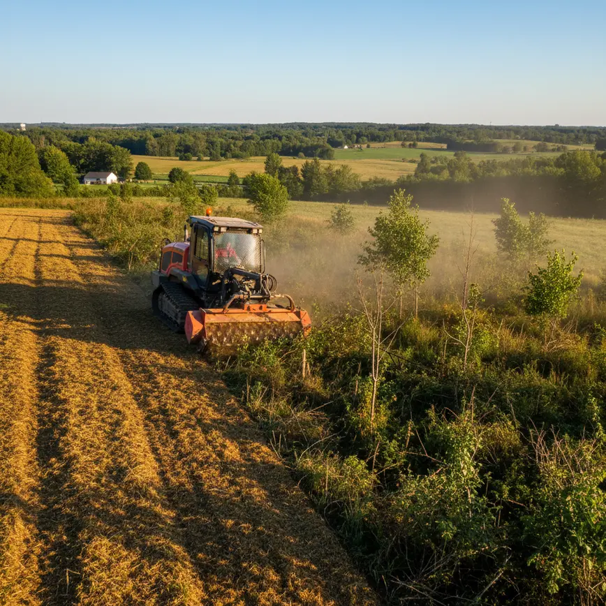 Central Ohio land clearing by Fortress Level Construction