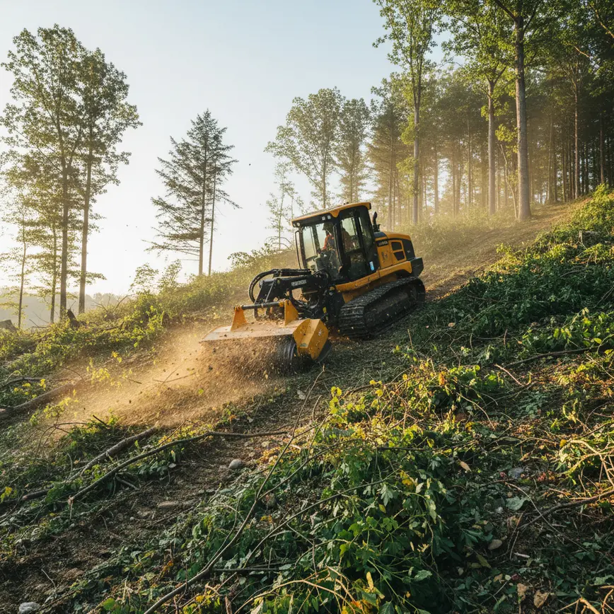 What is the weather impact on construction in Ohio? 2 Central Ohio land clearing by Fortress Level Construction