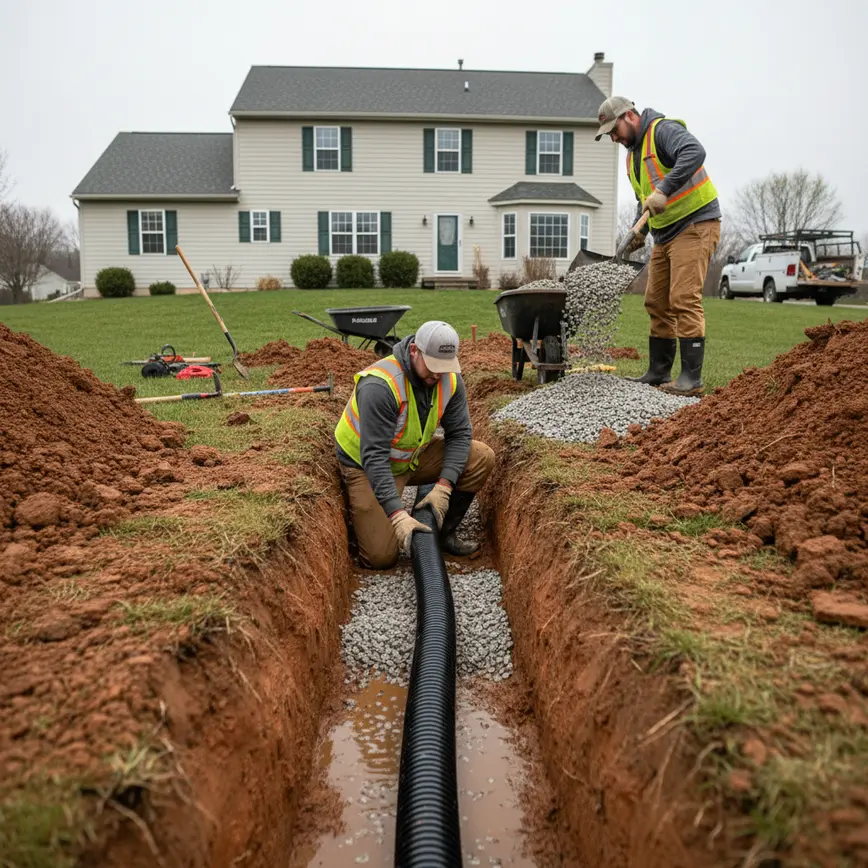 French Drain Installation Millersport OH — Managing Clay Soils | Fortress Level