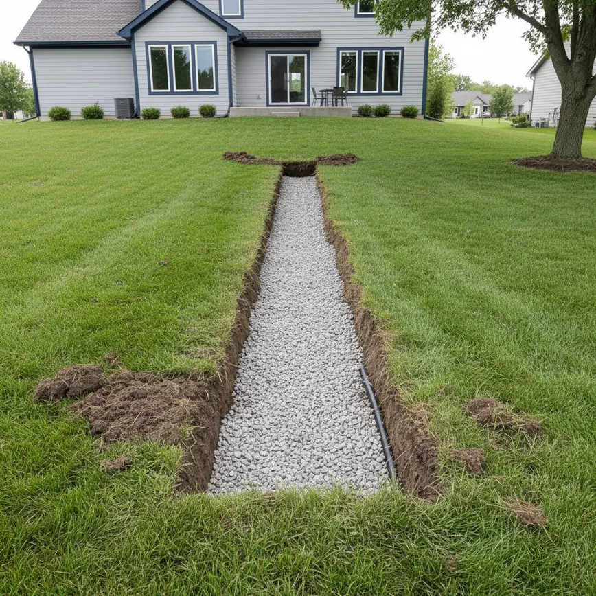 French Drain Installation Grove City OH — Clay-Heavy Soil Solutions | Fortress Level