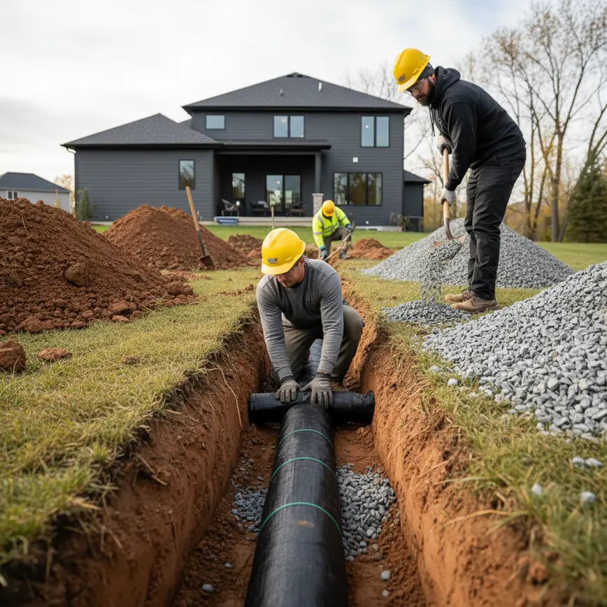 French Drain Installation Johnstown OH — Tackling Clay Soil Challenges | Fortress Level