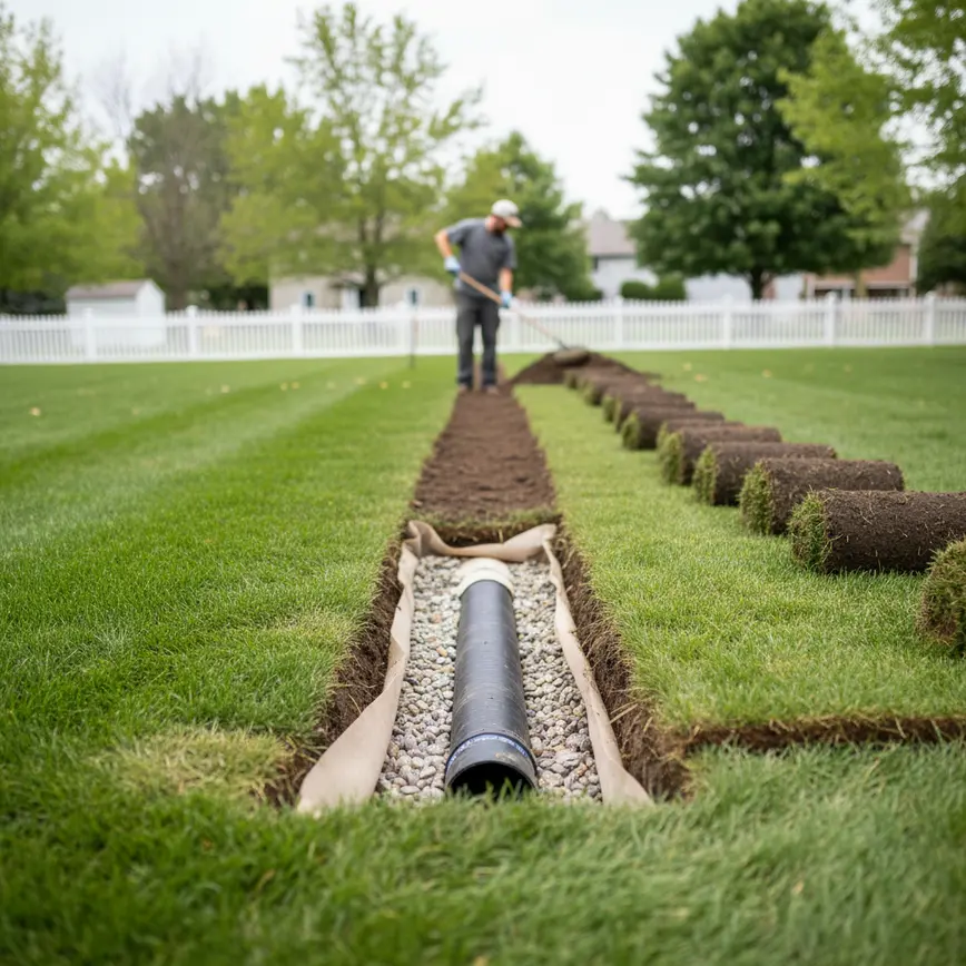 French Drain Installation Plain City OH — Effective Solutions for Big Darby Area | Fortress Level