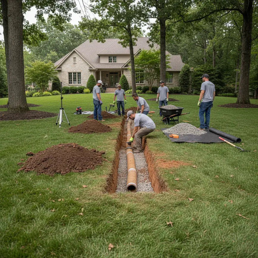 French Drain Installation Upper Arlington OH — Expert Drainage Solutions for Clay Soil | Fortress Level