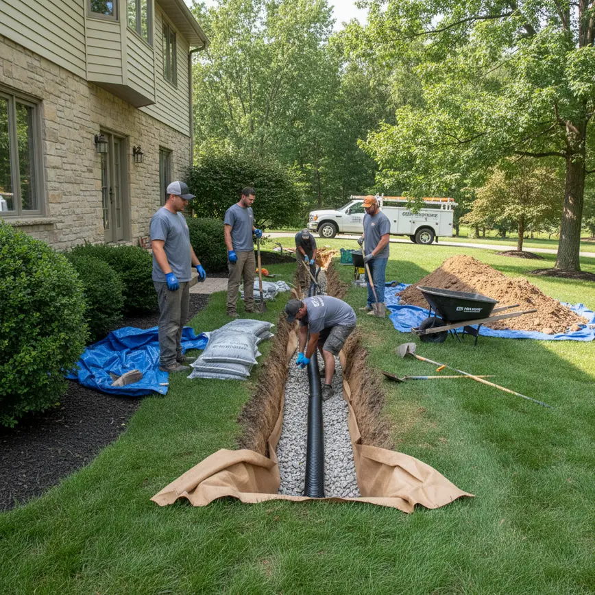 French Drain Installation Westerville North OH — Managing Alkaline Soil Challenges | Fortress Level