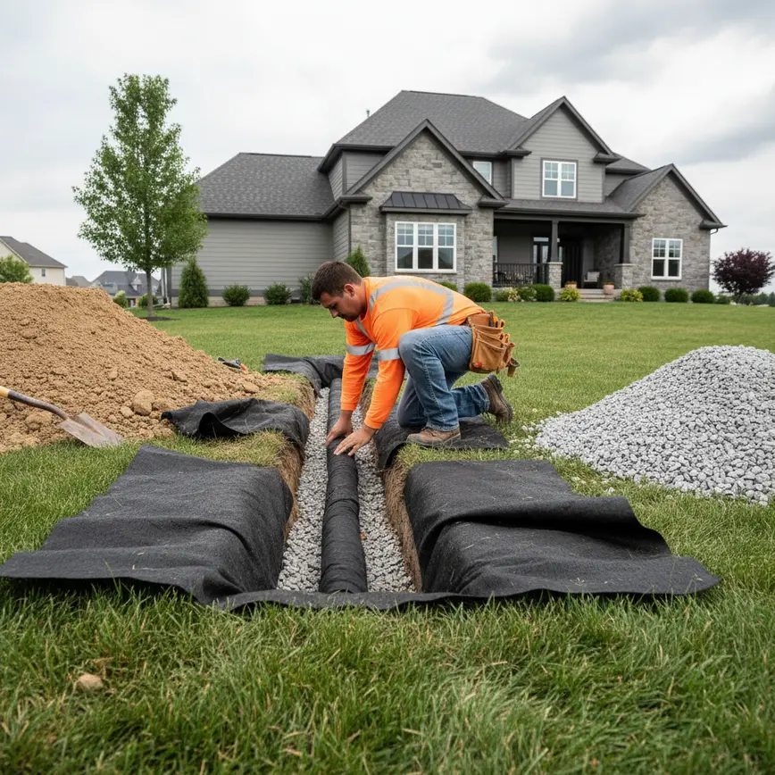 French Drain Installation Delaware OH — Managing Soil Drainage Issues | Fortress Level