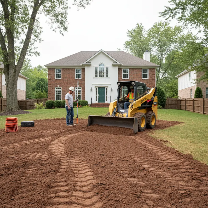 Land Leveling Upper Arlington OH — Managing Clay Soil for Optimal Drainage | Fortress Level