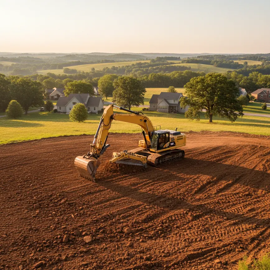 Land Leveling Hanover OH — Navigating Gently Rolling Terrain | Fortress Level