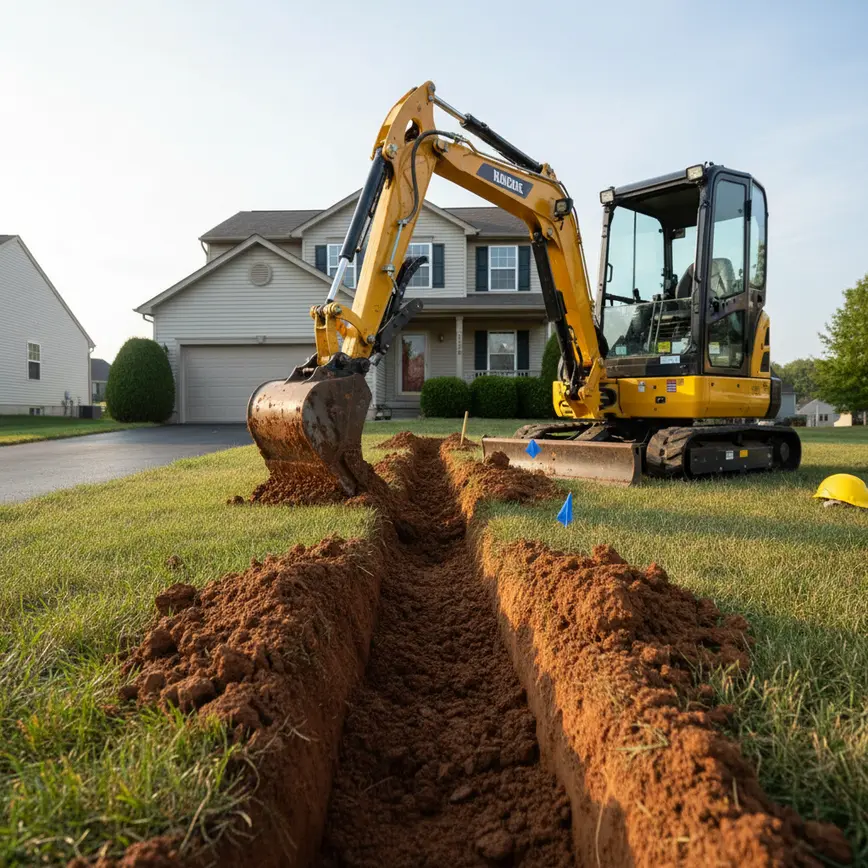 Trenching Reynoldsburg OH — Affordable Lot Preparation Solutions | Fortress Level