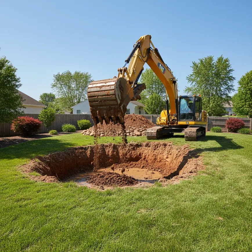 Central Ohio land clearing by Fortress Level Construction