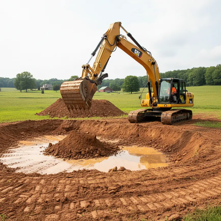Central Ohio land clearing by Fortress Level Construction
