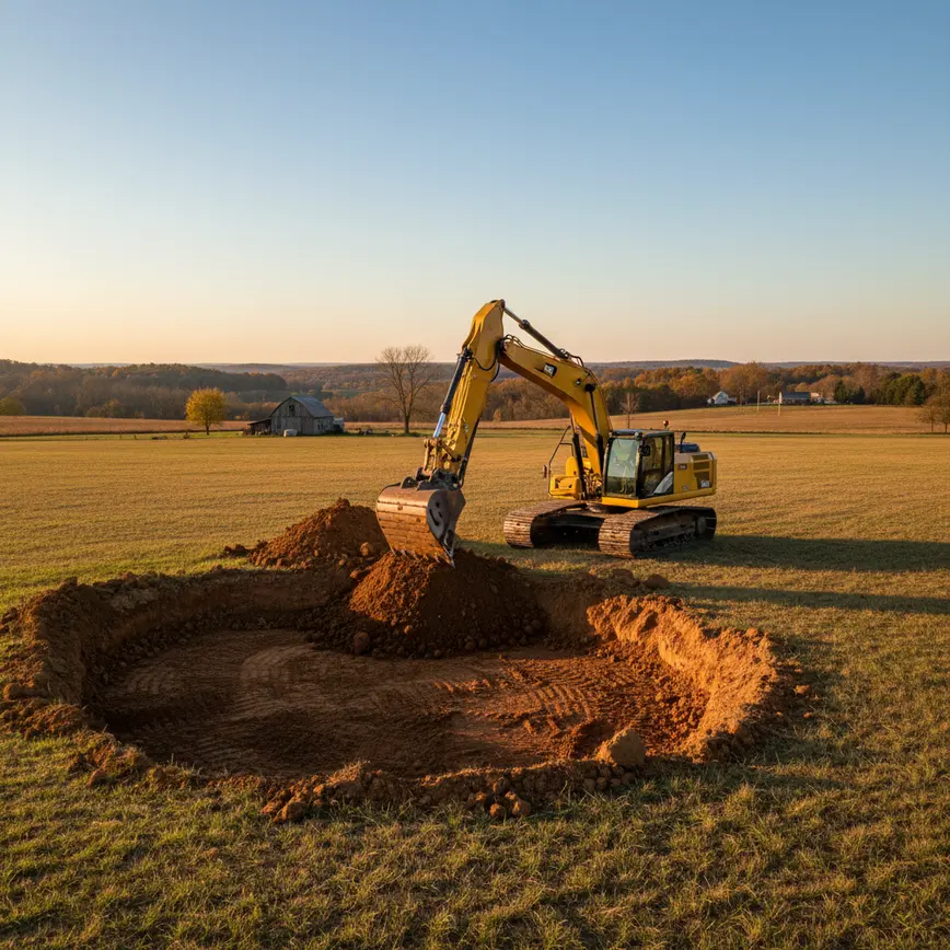 What makes excavation in Columbus, Ohio uniquely challenging and how does Fortress Level Construction handles it? 1 Central Ohio land clearing by Fortress Level Construction